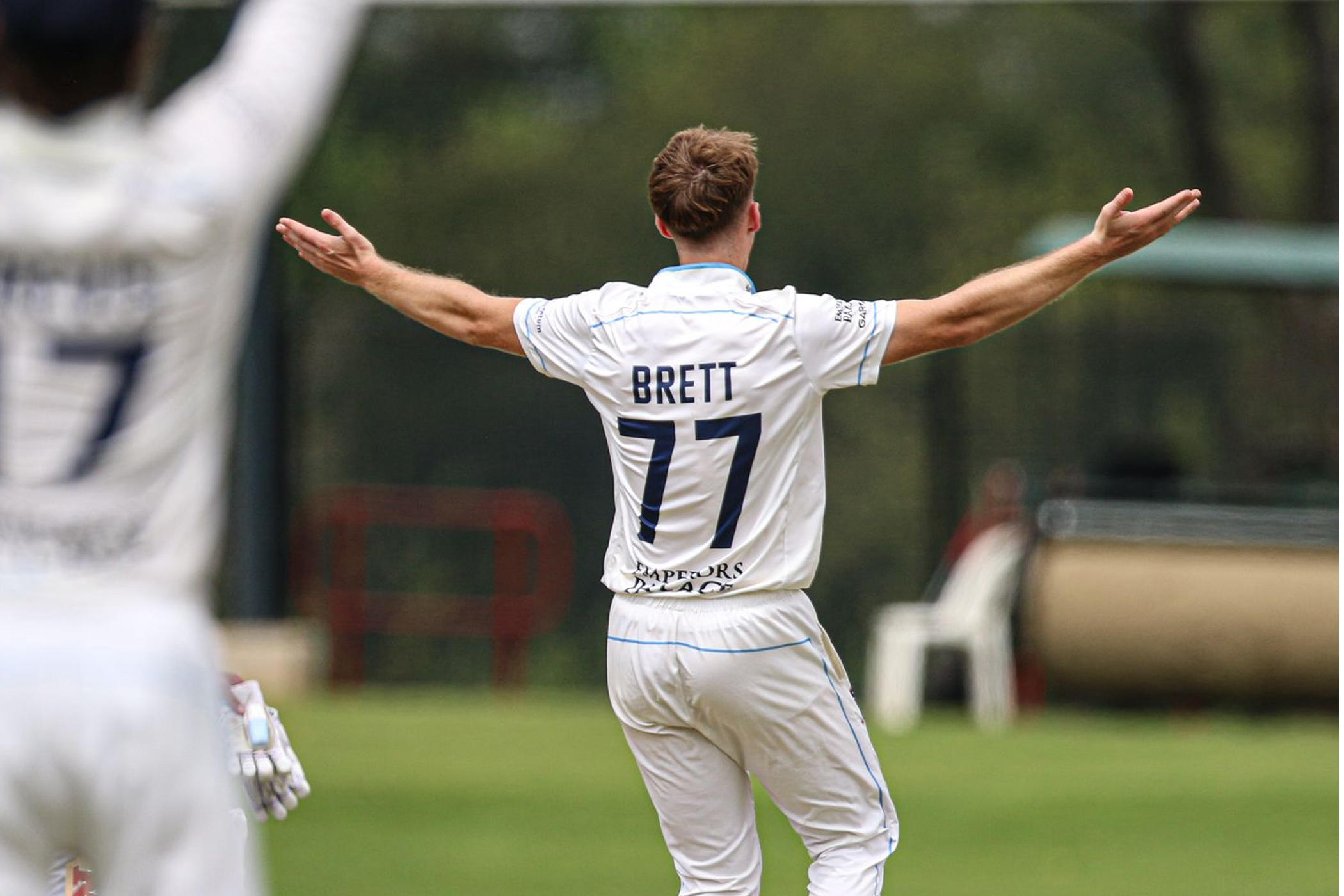 Merrick Brett cricket tournament action and competitive match moment